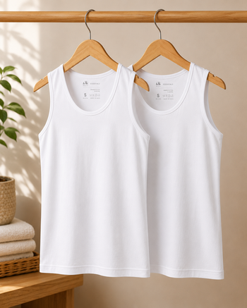 Men's Bamboo Active Vest - Pack of 2