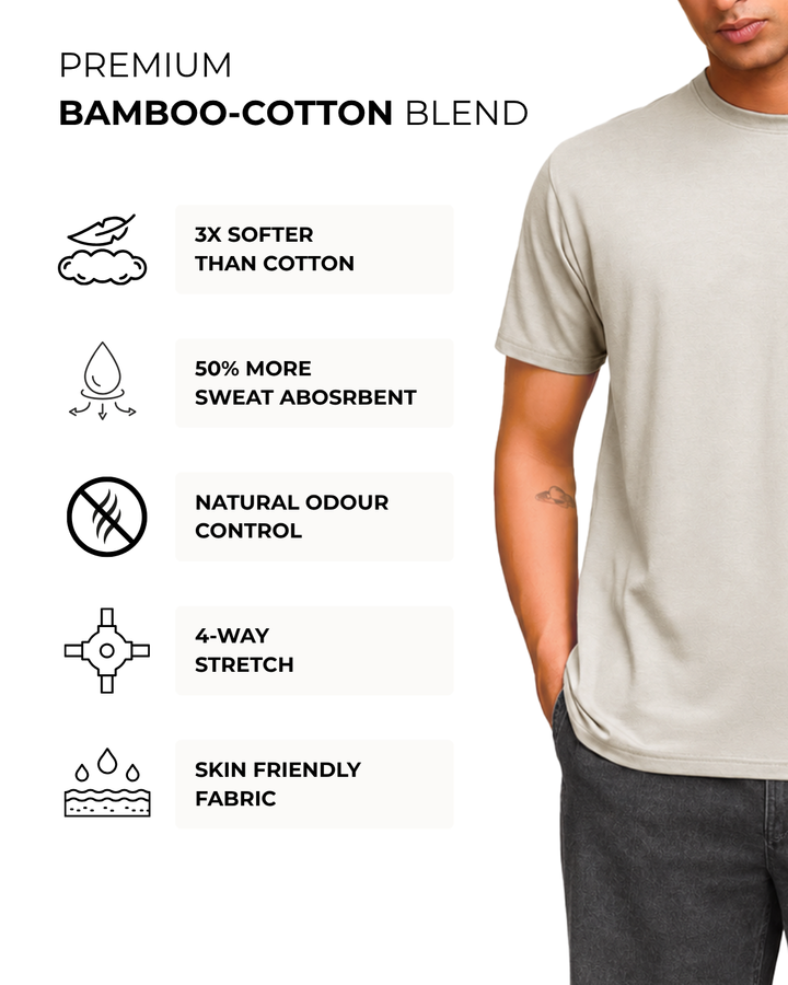 Men's Bamboo Cloud Crew Neck T-Shirt