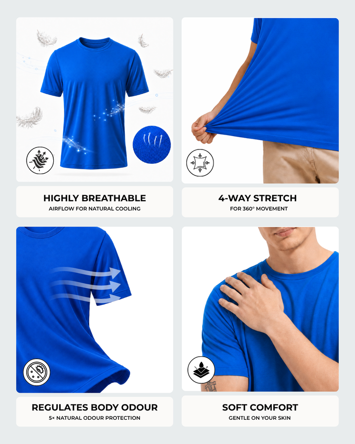 Men's Bamboo Cloud Crew Neck T-Shirt