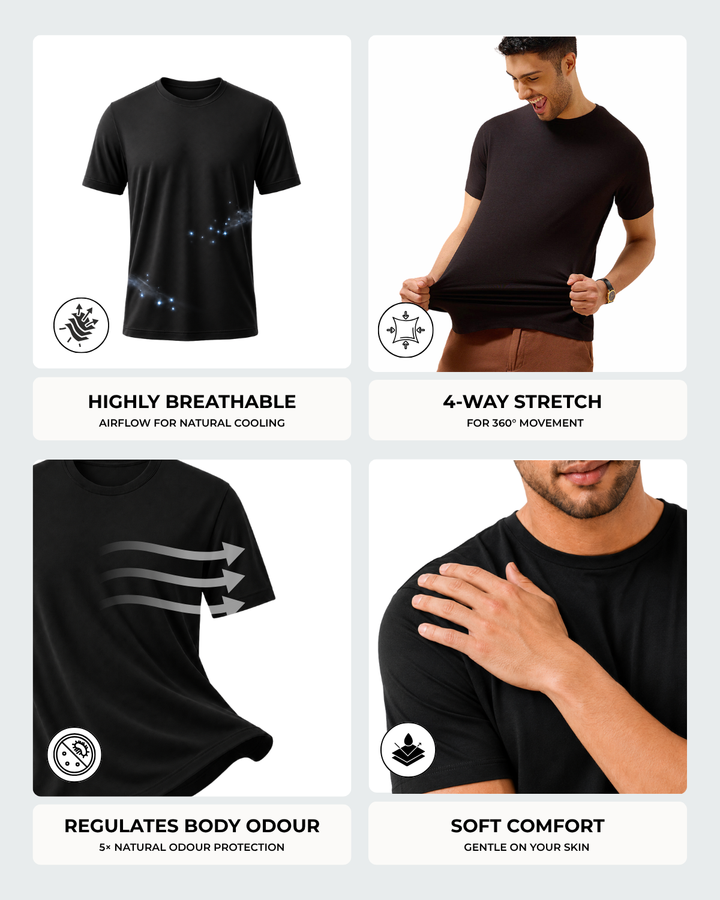 Men's Bamboo Cloud Crew Neck T-Shirt
