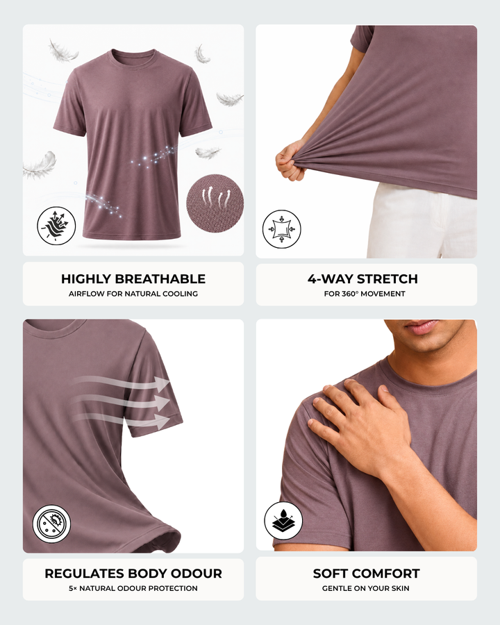 Men's Bamboo Cloud Crew Neck T-Shirt