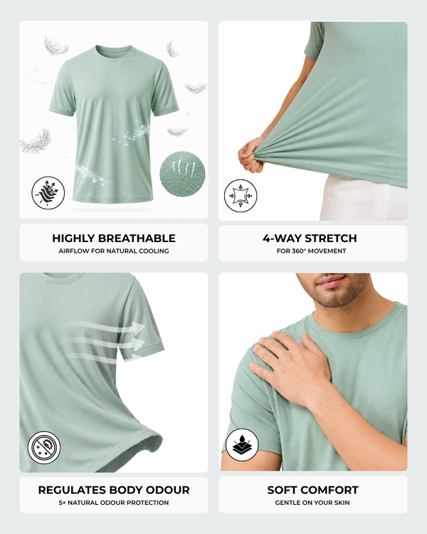 Men's Bamboo Cloud Crew Neck T-Shirt