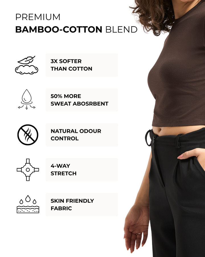 Women's Bamboo Cloud Crop Top