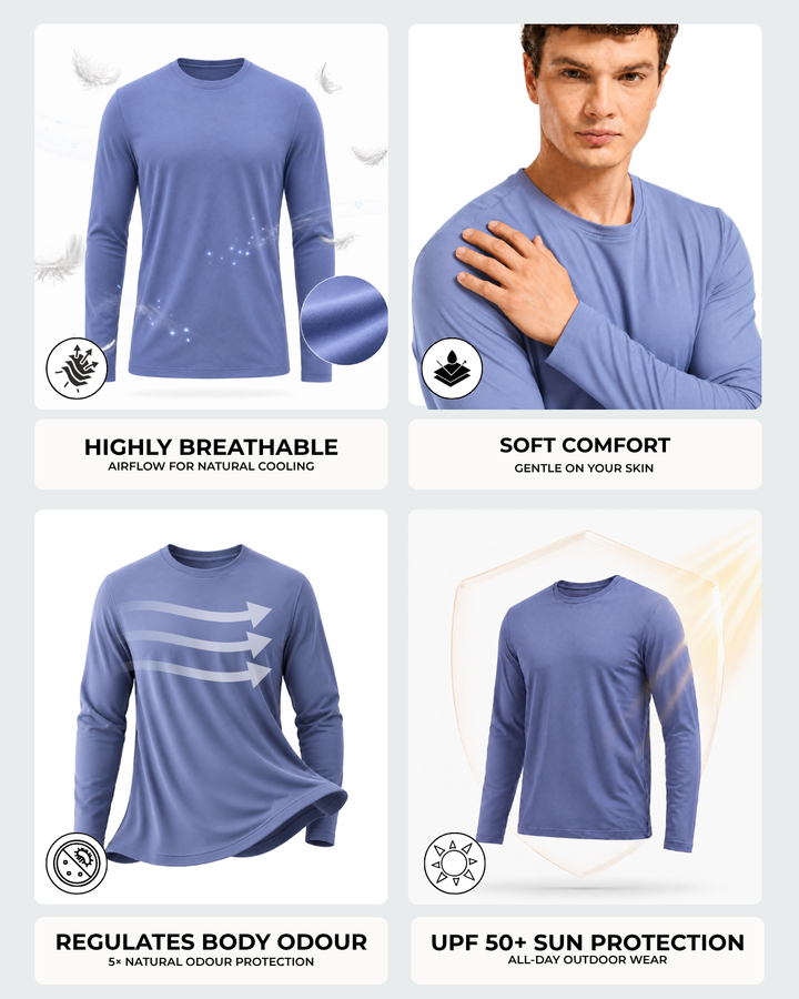 Men's Bamboo Cloud Full Sleeve T-Shirt