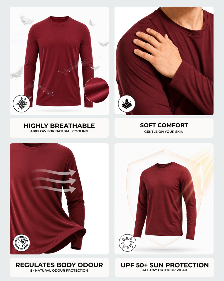 Men's Bamboo Cloud Full Sleeve T-Shirt