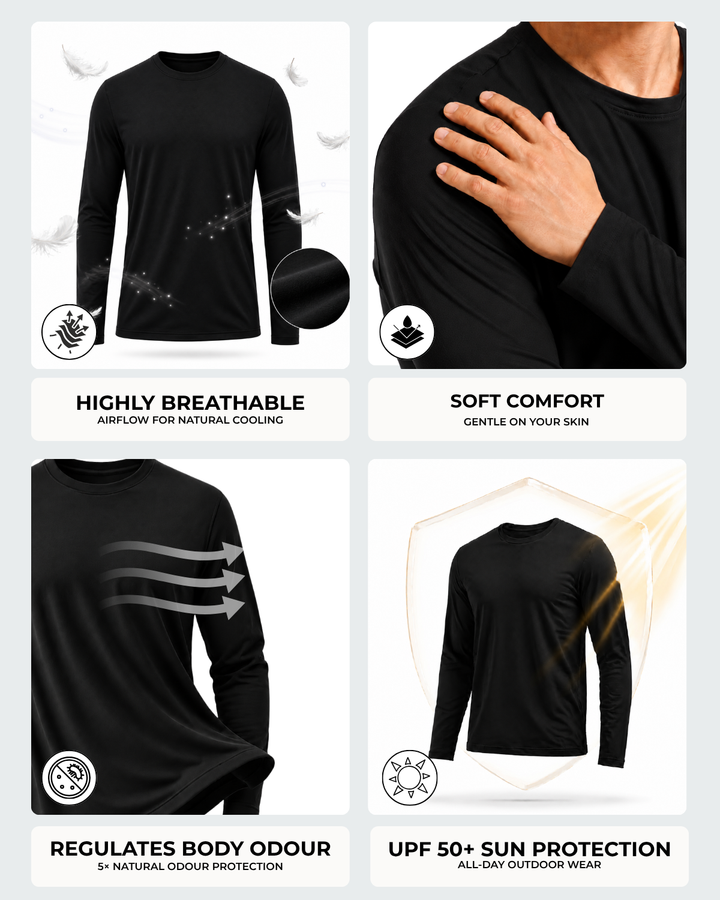 Men's Bamboo Cloud Full Sleeve T-Shirt