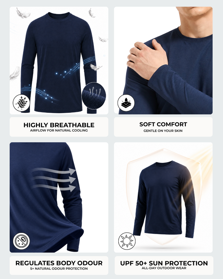 Men's Bamboo Cloud Full Sleeve T-Shirt