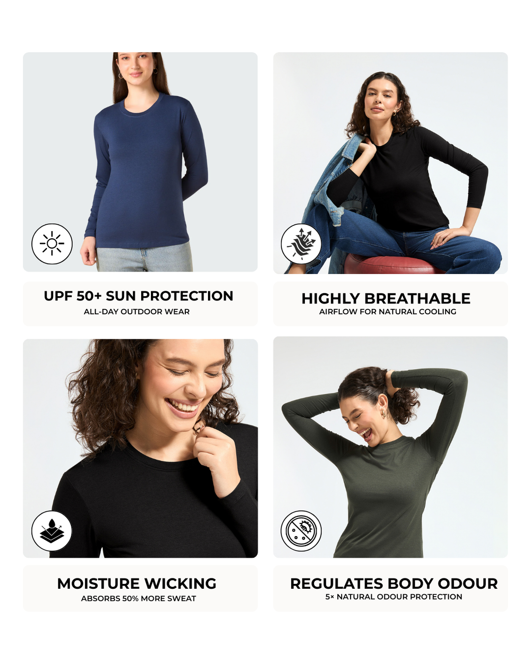 Bamboo Full-sleeve - Muted Moss