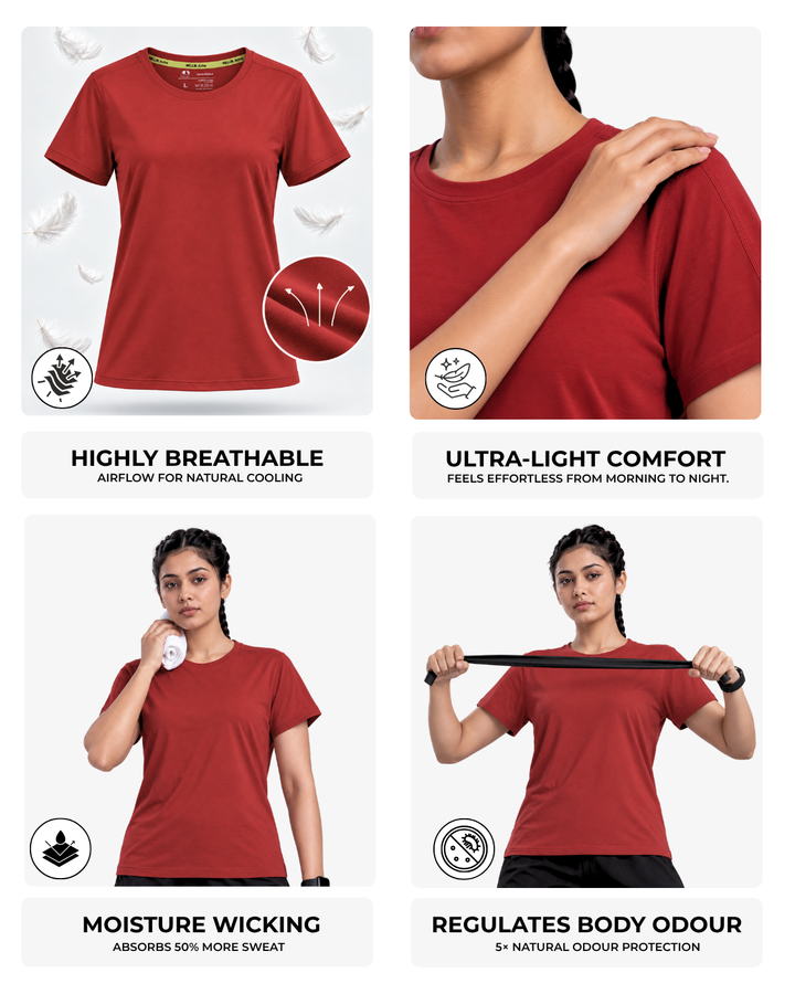 Women's Bamboo Active Performance T-Shirt