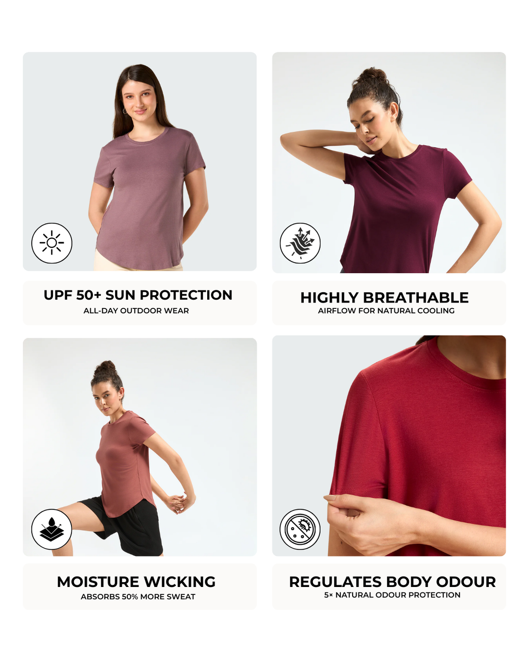 Bamboo Lounge T-Shirt - Serene Blush