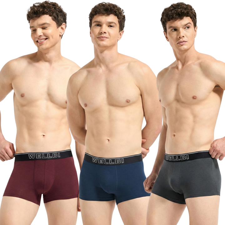 Men's Bamboo Active Trunks - Pack of 3