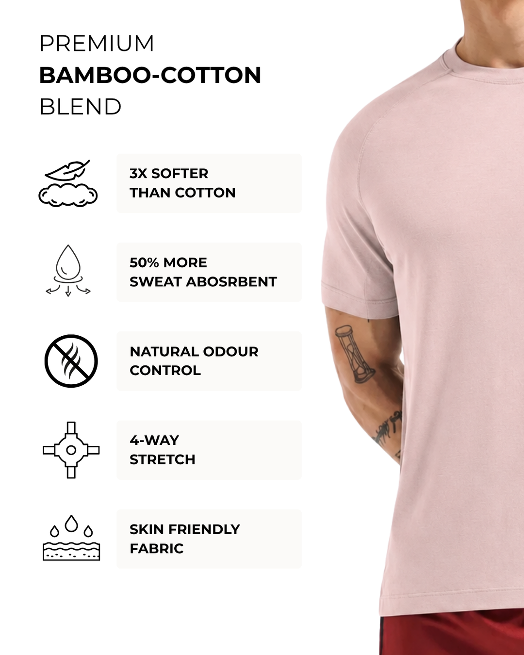 Men's Bamboo Active Performance T-Shirt