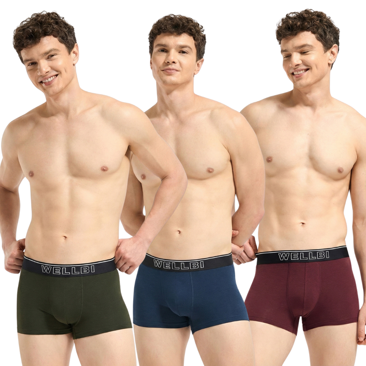 Men's Bamboo Active Trunks - Pack of 3