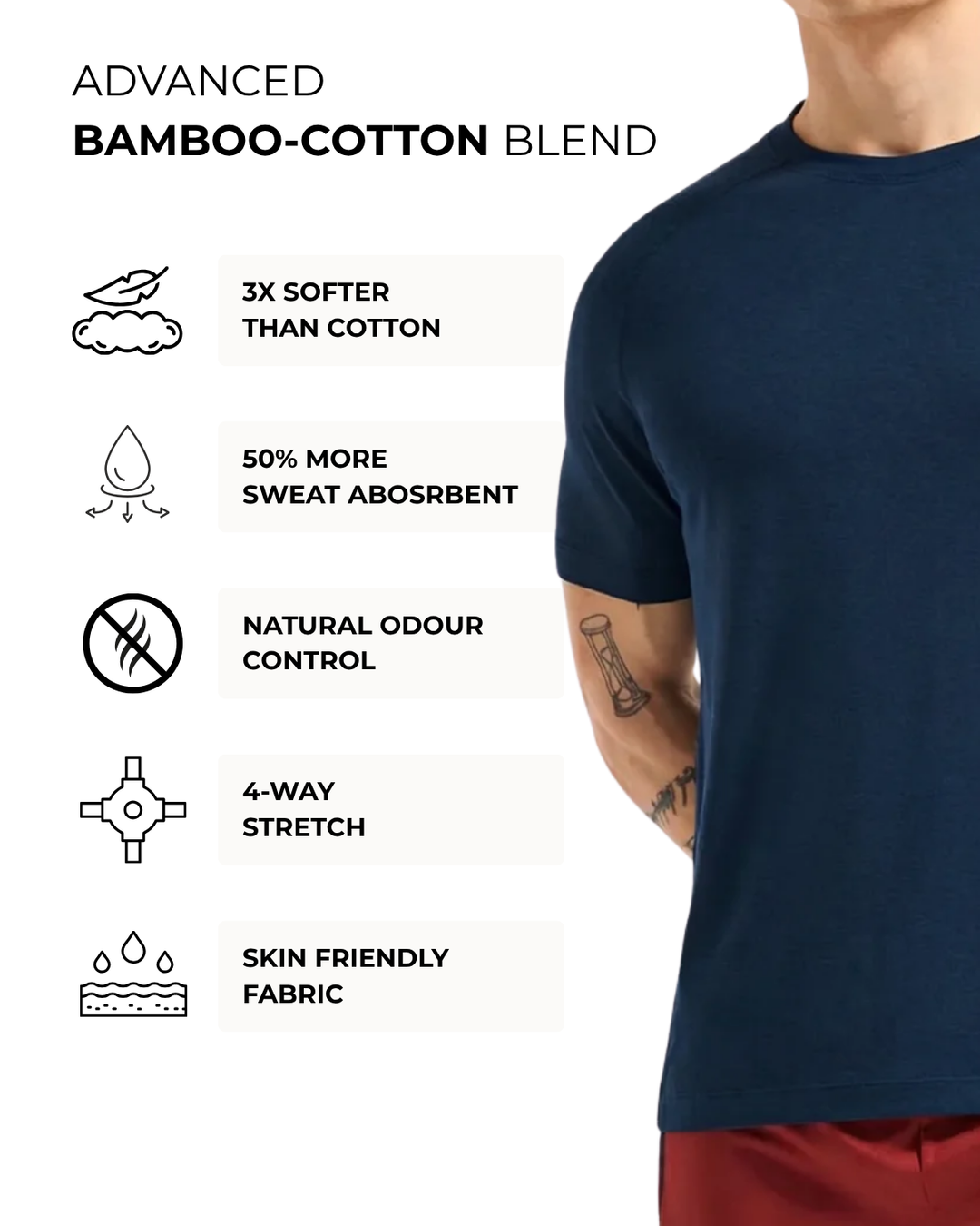 Men's Bamboo Active Performance T-Shirt