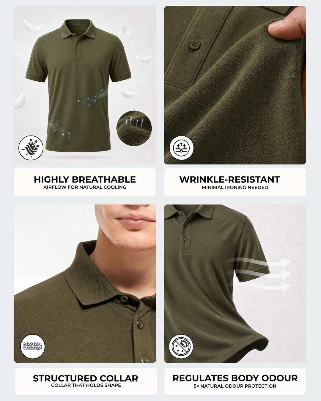Men's Bamboo Core Polo