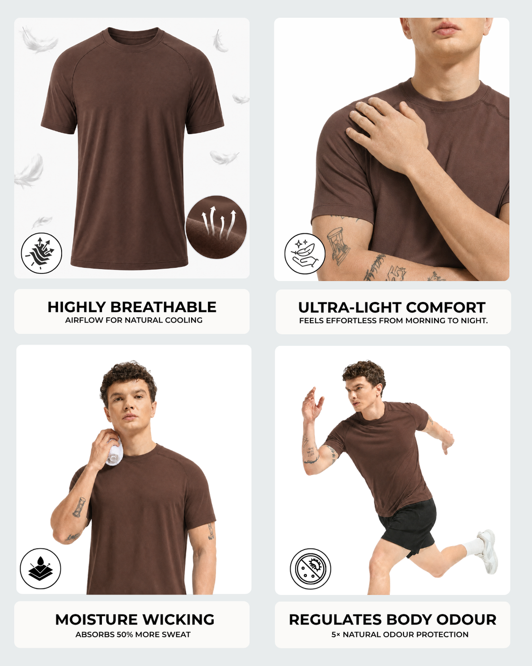 Men's Bamboo Active Performance T-Shirt