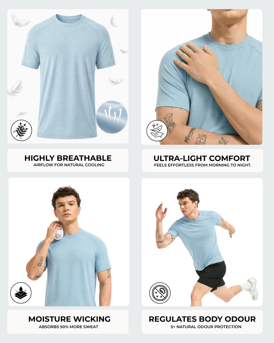 Men's Bamboo Active Performance T-Shirt