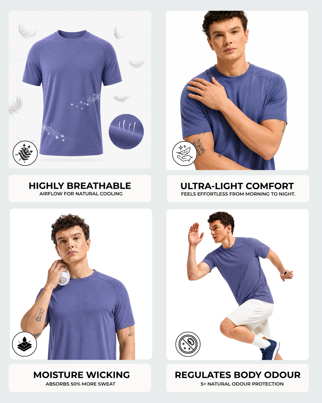 Men's Bamboo Active Performance T-Shirt