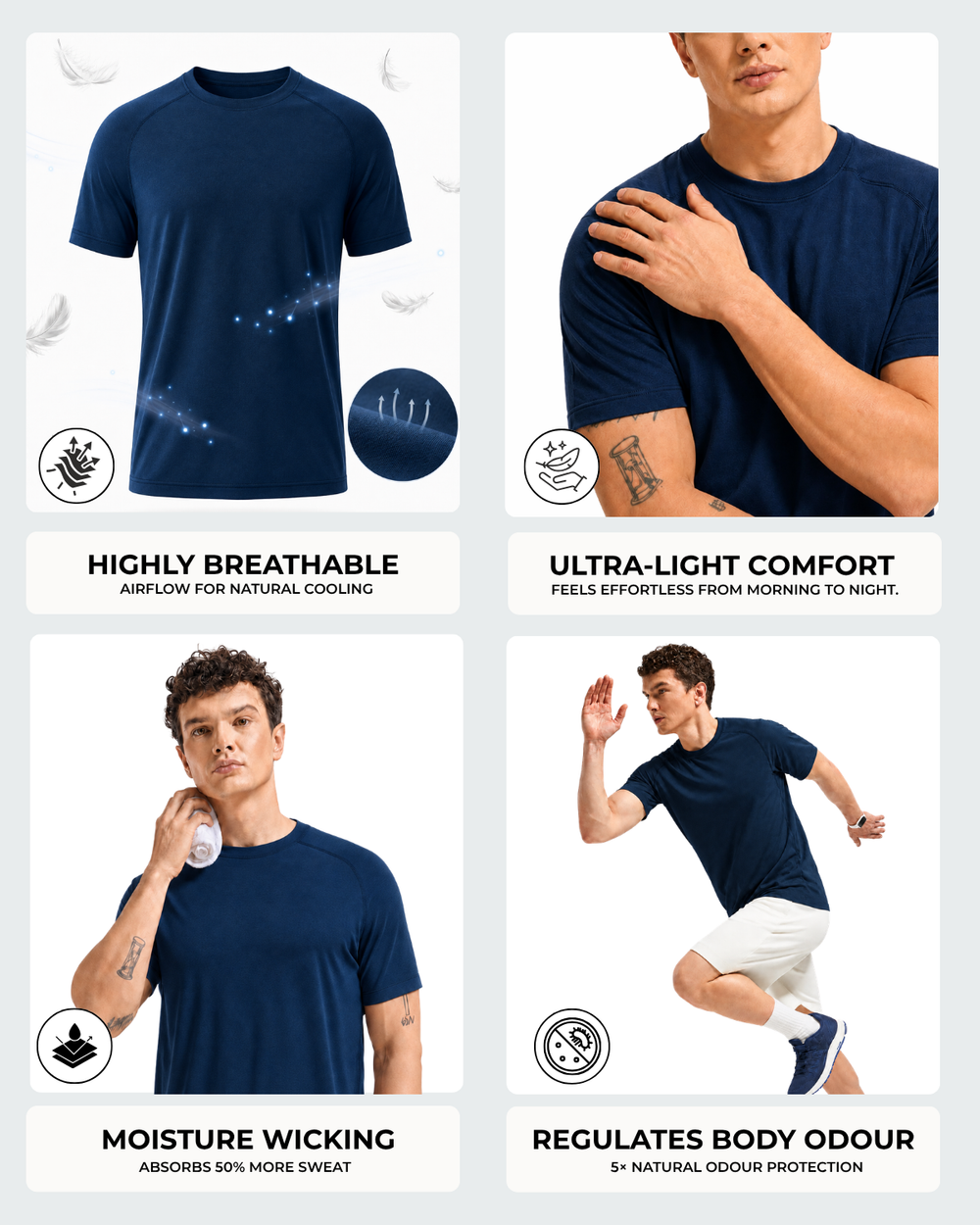 Men's Bamboo Active Performance T-Shirt