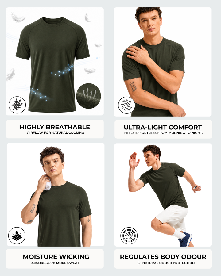 Men's Bamboo Active Performance T-Shirt