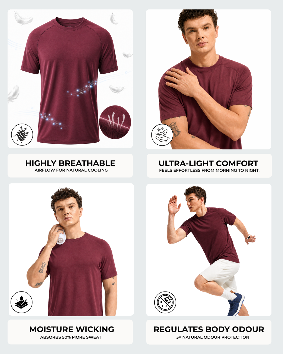 Men's Bamboo Active Performance T-Shirt