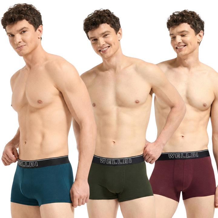 Men's Bamboo Active Trunks - Pack of 3