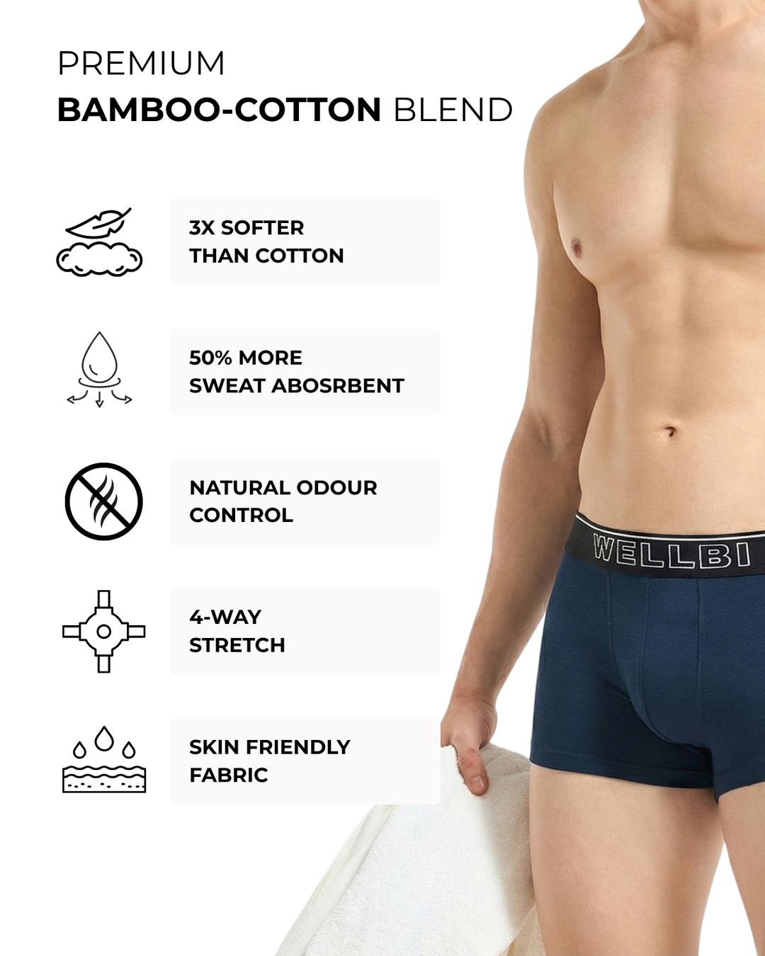 Airlite Bamboo Trunk - Deep Ocean