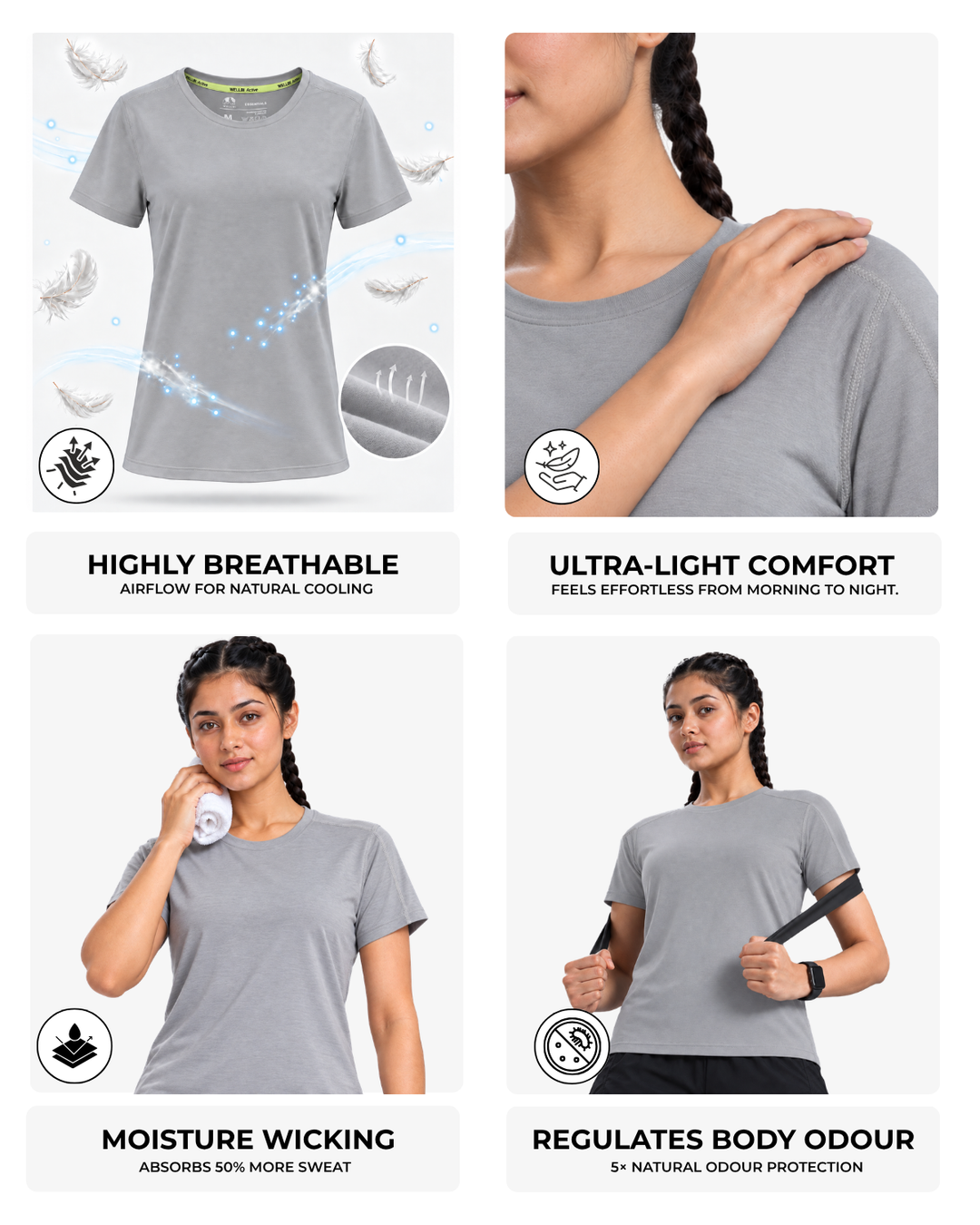 Women's Bamboo Active Performance T-Shirt