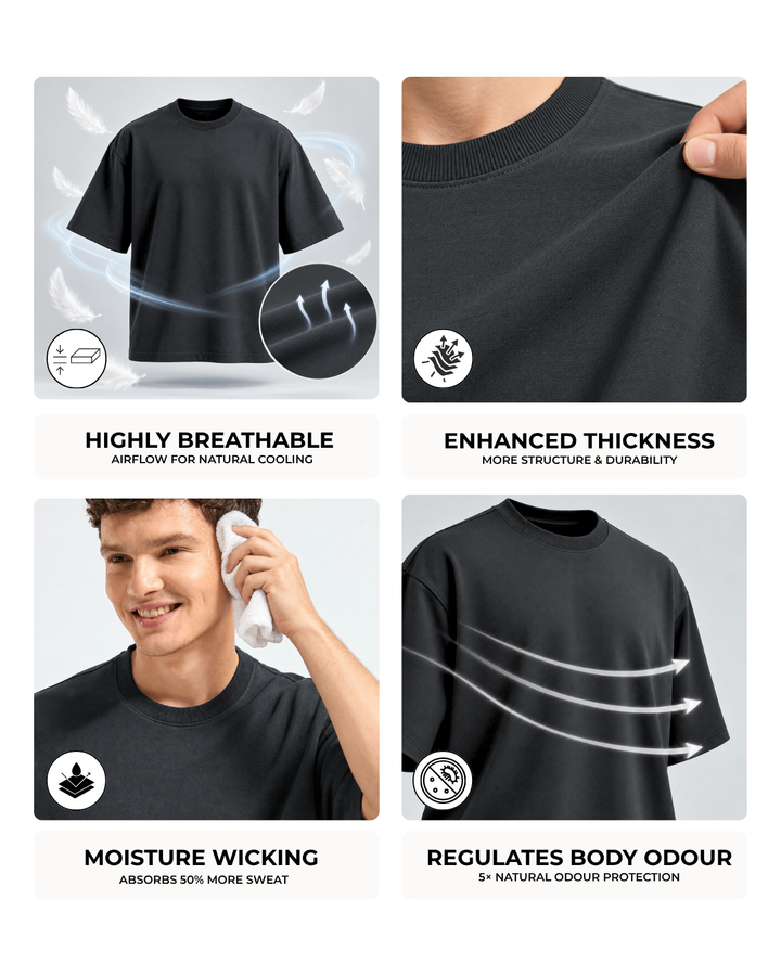 Men's Bamboo Core Oversized T-Shirt