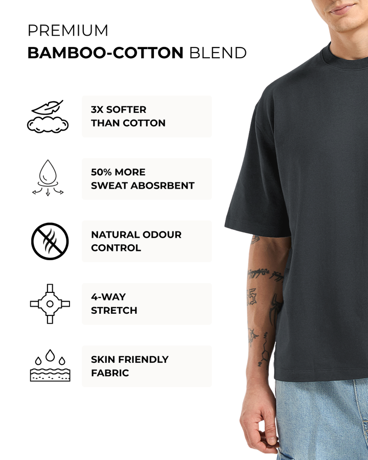 Men's Bamboo Core Oversized T-Shirt