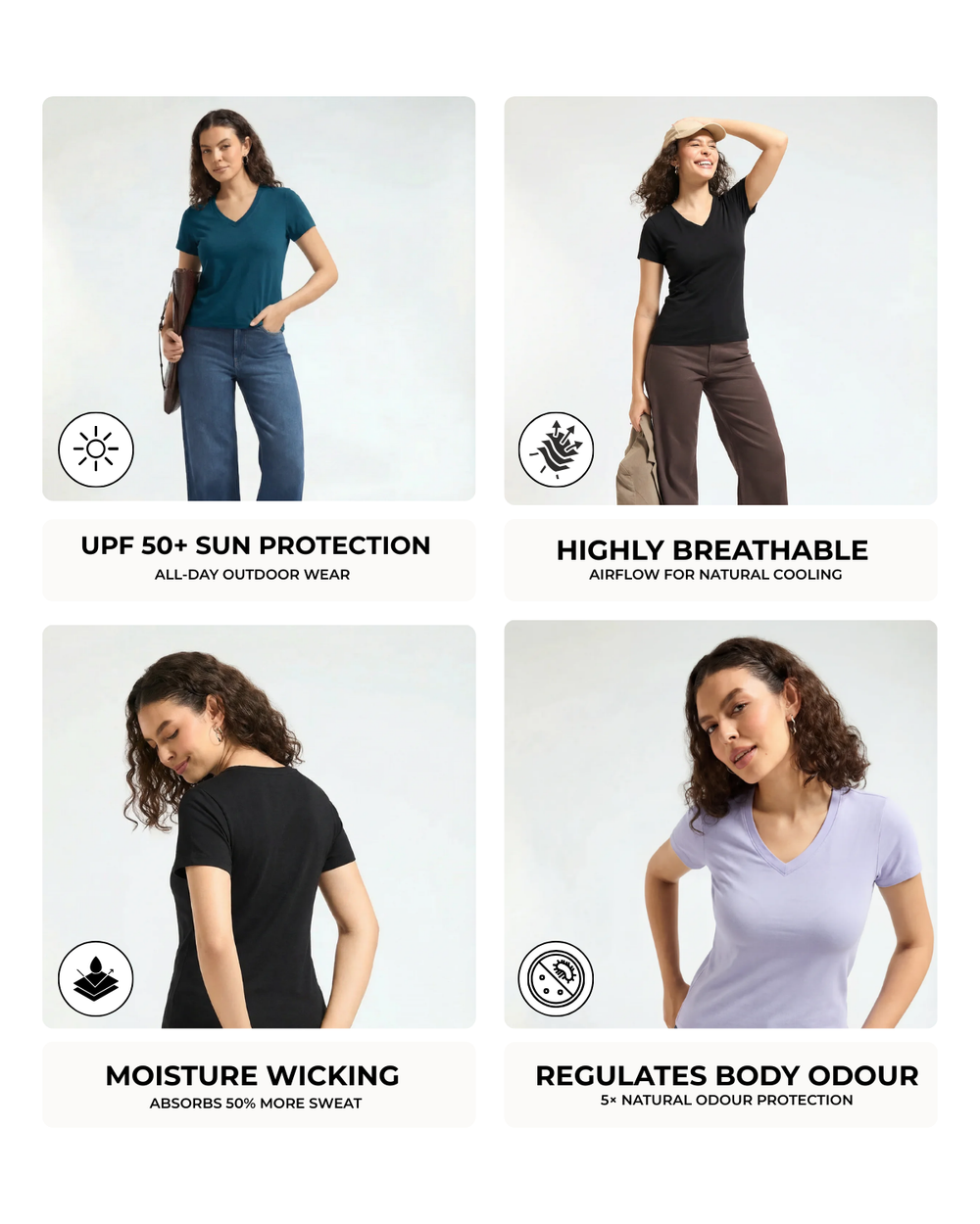 Women's Bamboo Cloud V-Neck T-Shirt