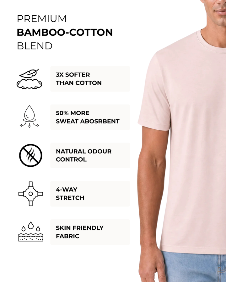 Men's Bamboo Cloud Crew Neck T-Shirt