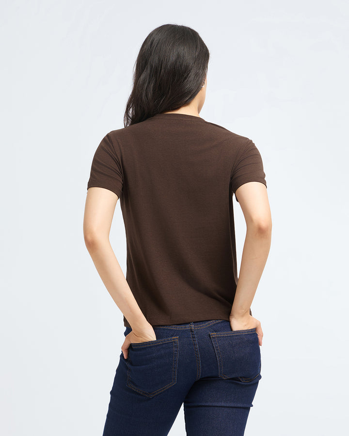 Bamboo Classic Crew - Choco Luxe