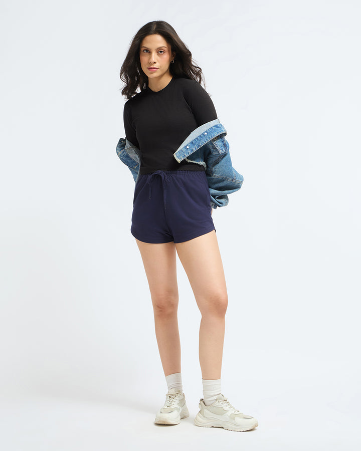 Bamboo Crop Top - Ebony