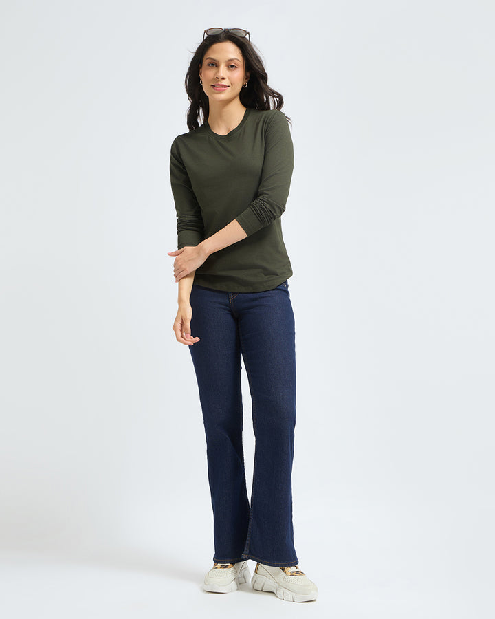 Bamboo Full-sleeve - Muted Moss