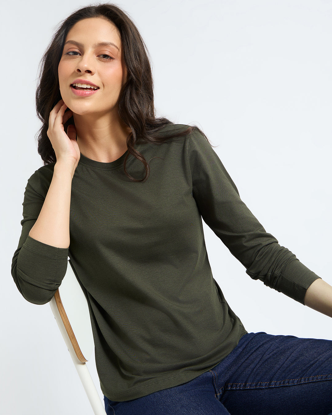 Bamboo Full-sleeve - Muted Moss