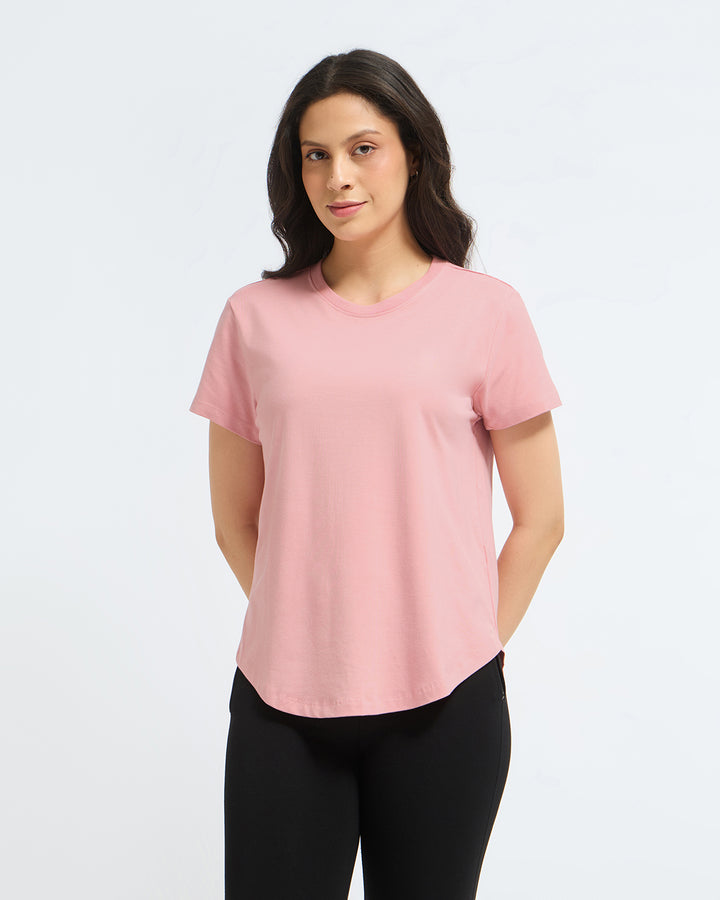 Bamboo Lounge T-Shirt - Serene Blush