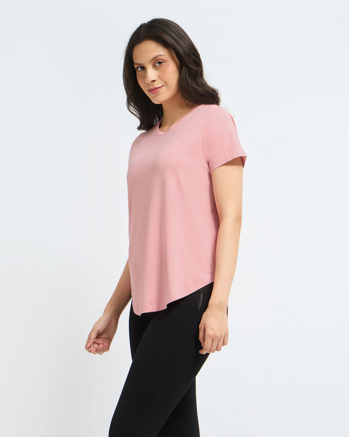 Bamboo Lounge T-Shirt - Serene Blush