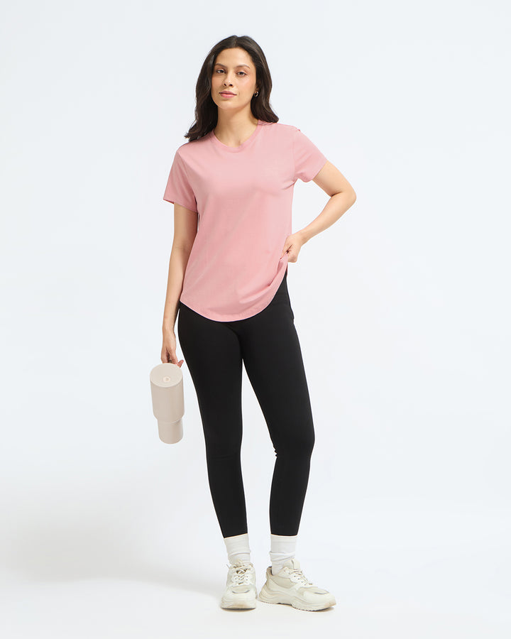 Bamboo Lounge T-Shirt - Serene Blush