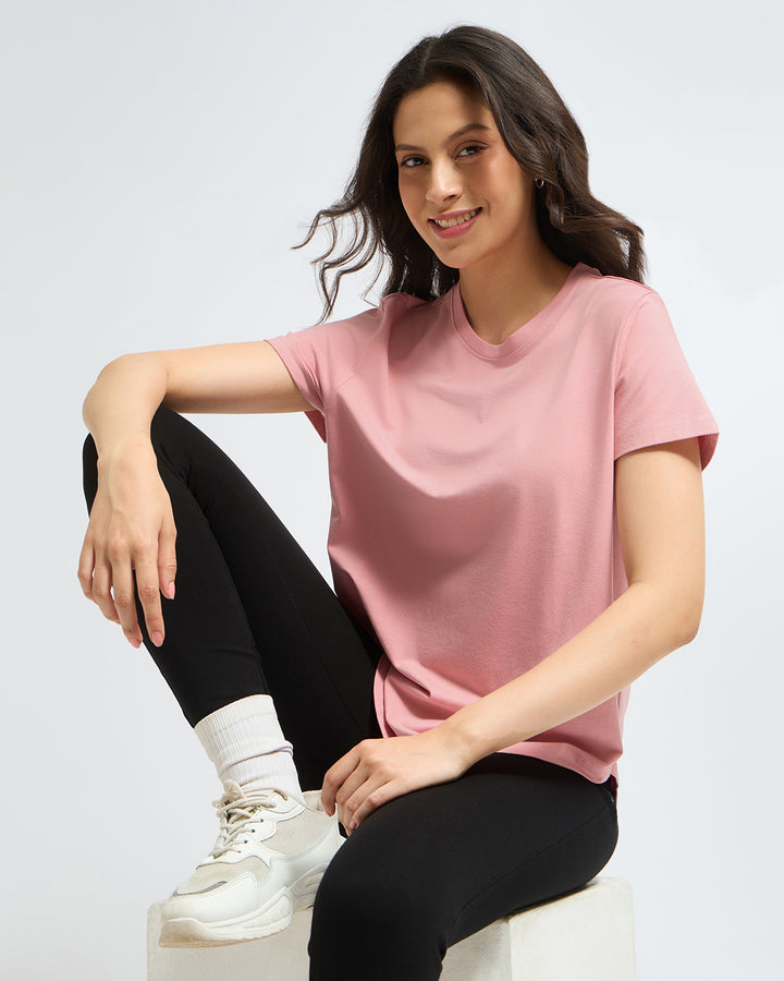 Bamboo Lounge T-Shirt - Serene Blush