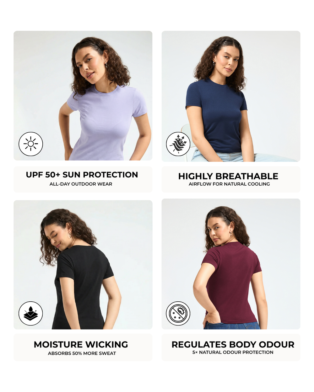 Women's Bamboo Cloud Crew Neck T-Shirt
