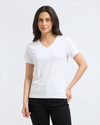 Bamboo V-Neck - Ivory