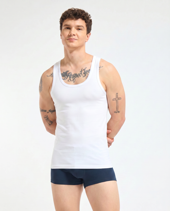 Men's Bamboo Active Vest - Pack of 2
