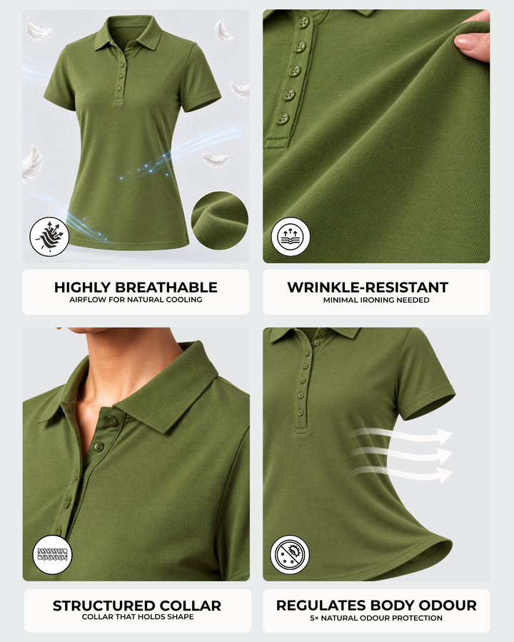 Women's Bamboo Core Polo