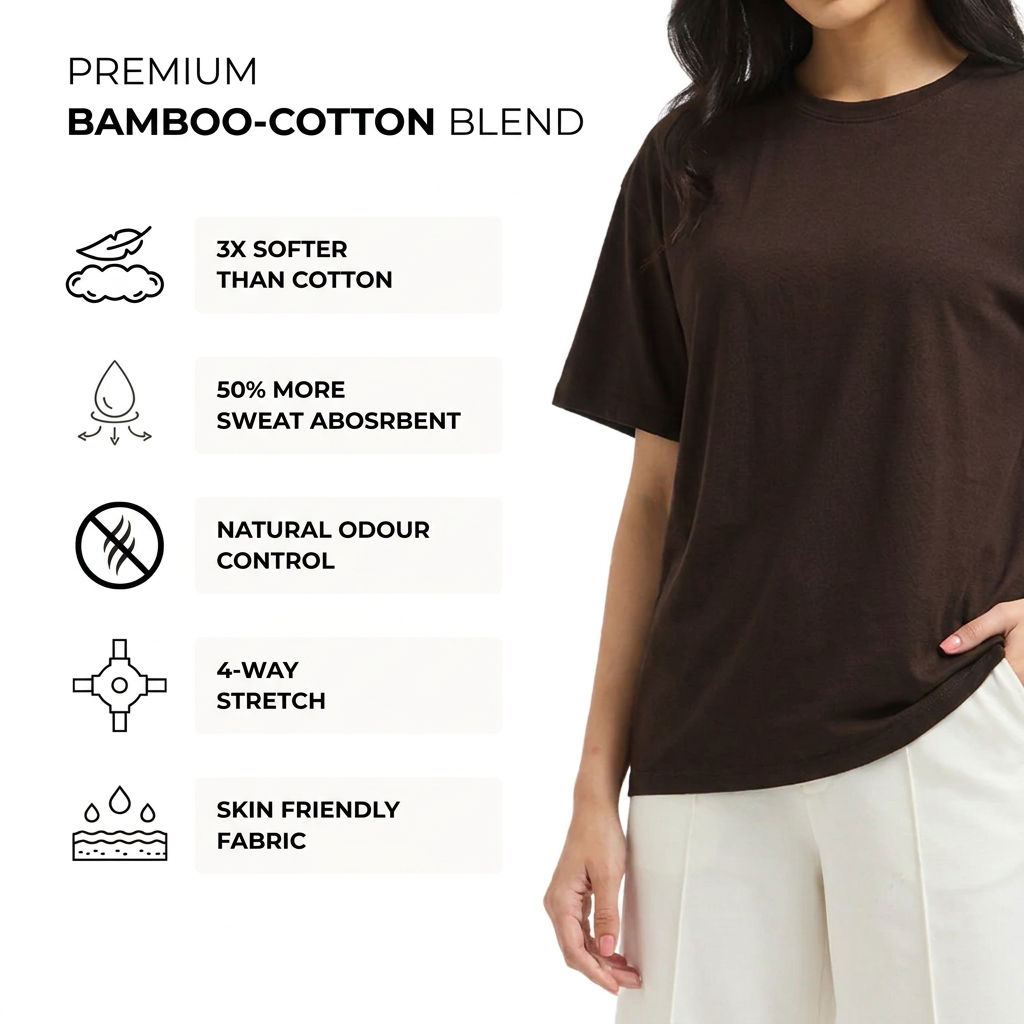 Women's Bamboo Cloud Oversized T-Shirt