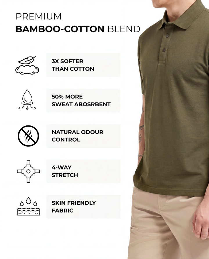 Men's Bamboo Core Polo