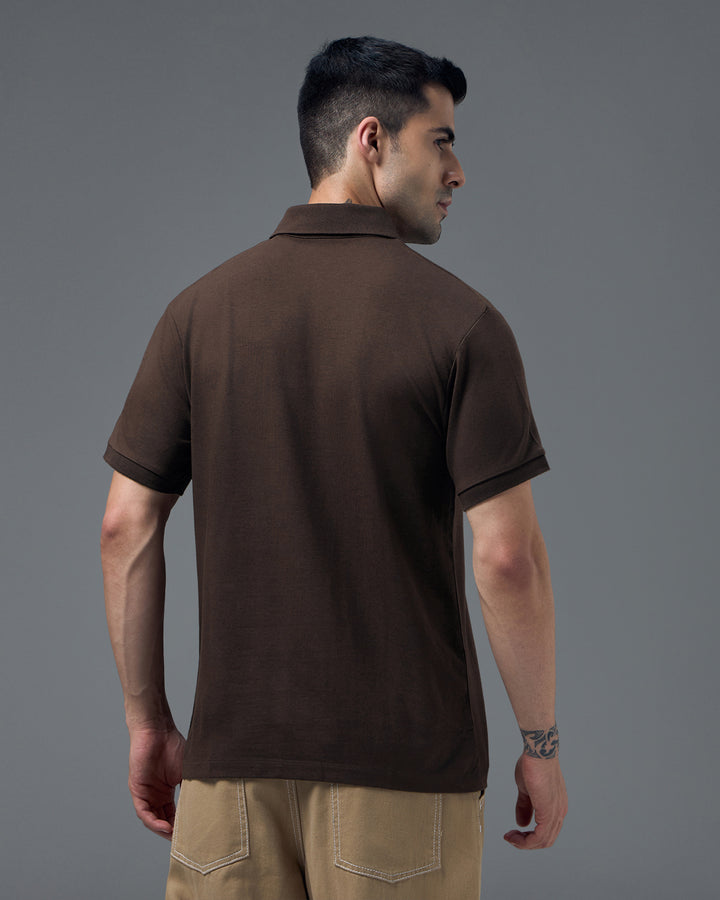 Espresso Bamboo Polo