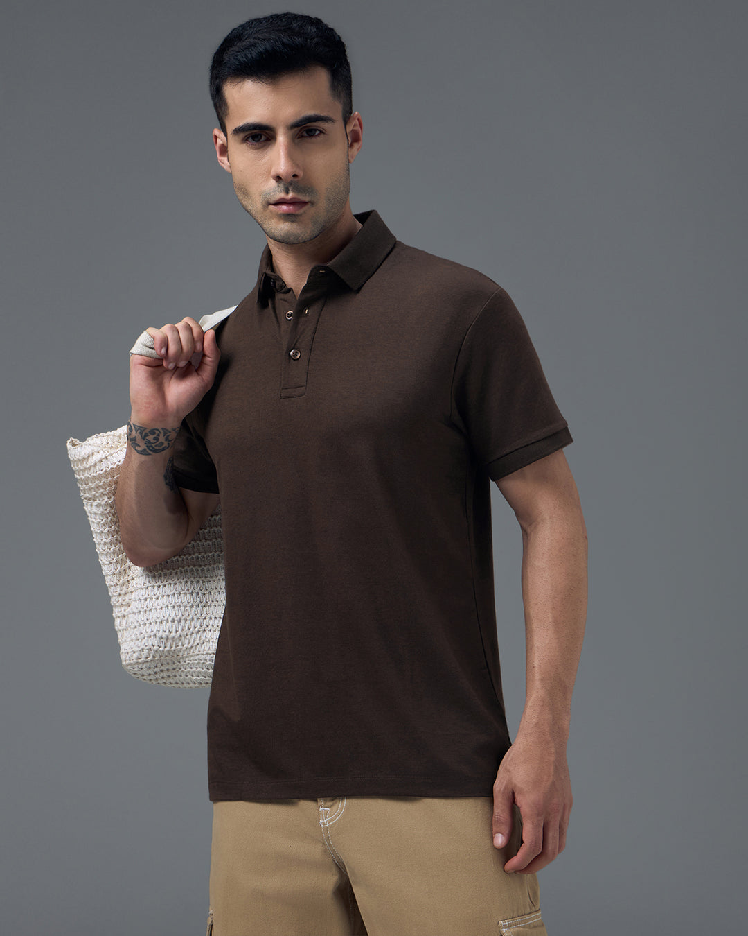 Espresso Bamboo Polo