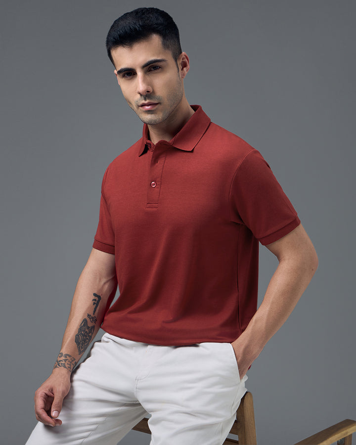 Mulberry Bamboo Polo